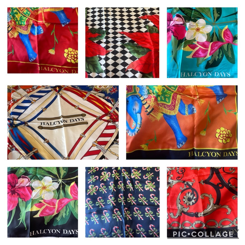 Halcyon Days Silk Scarfs (ONE ONLY)